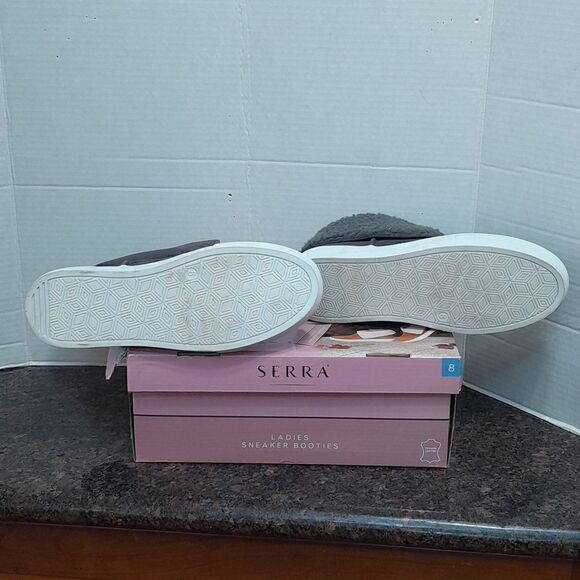 Serra Grey Sneaker Booties...NIB  - Picture 4 of 8